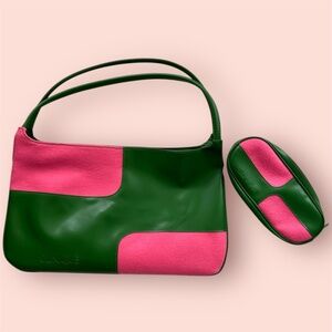 Alpha Kappa Alpha Tote and matching makeup bag PLUS Clinique make up bag set